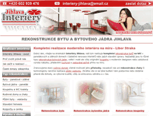 Tablet Screenshot of interiery-jihlava.cz